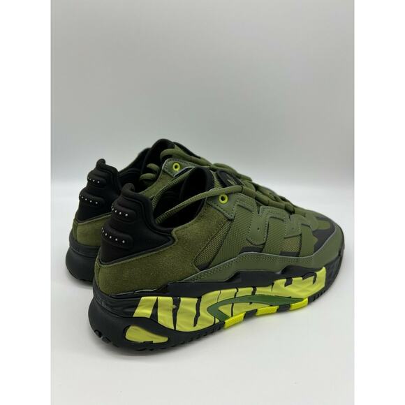 Adidas Niteball Men's Sneakers Olive Green Black FX7645 Size 7.5 NWT - Picture 8 of 12